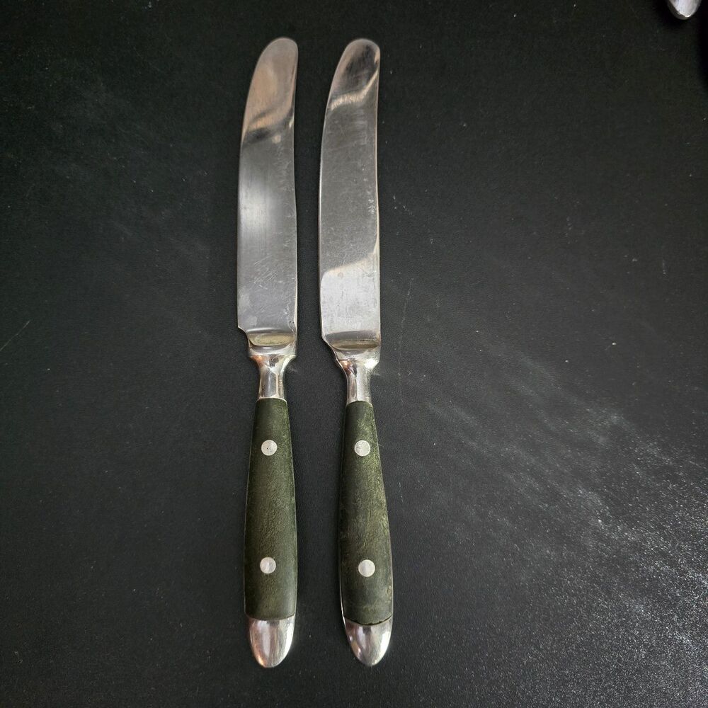 Hampton Silversmiths BISTRO-GREEN 2 Knives Knife Stainless Flatware